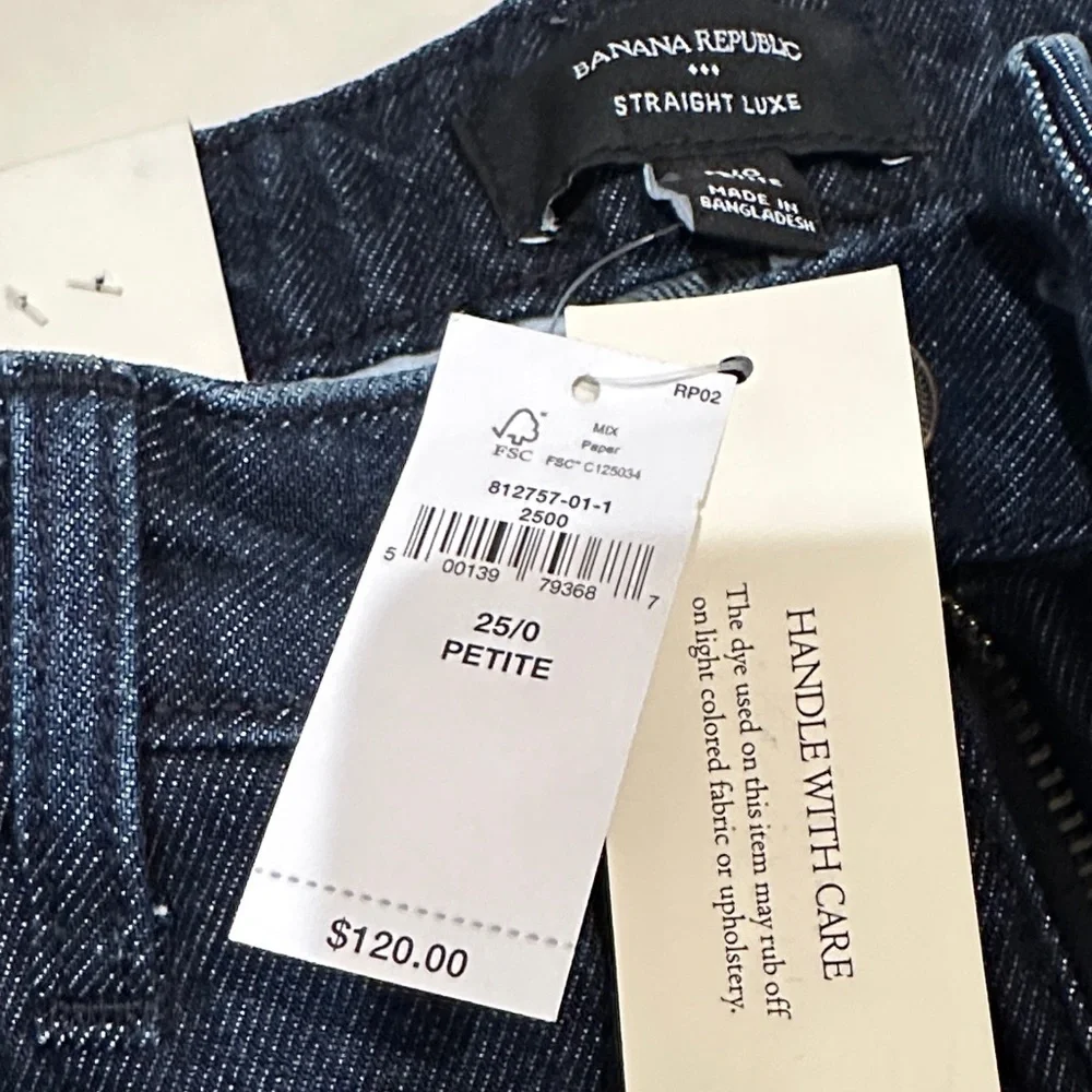 Banana Republic Women’s Dark Blue Straight Jeans